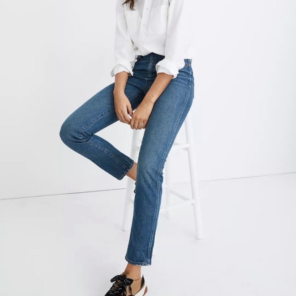 Madewell Stovepipe Jeans in Kline Wash size 25
